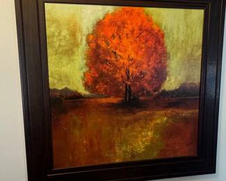 Autumn Tree Landscape Painting