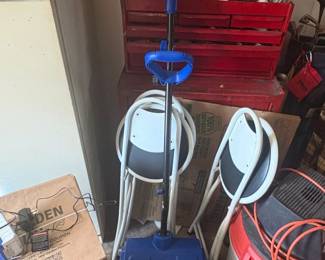 Blue Electric Sweeper