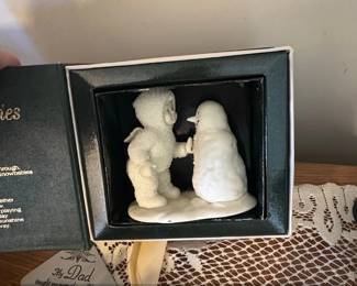 Department Snowbabies My Dad Taught Me Everything Figurine
