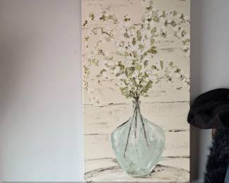 Floral Still Life Canvas Wall Art by H.P. Buch