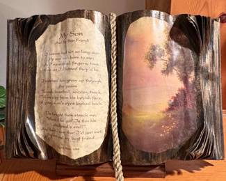 My Son And My Best Friend Poem Display by Judith Bond