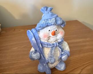 Snow Buddies Uncle Flake Figurine with Skis