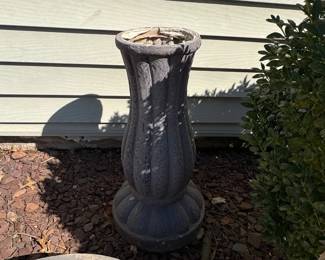 Fluted Column Pedestal