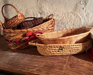 Woven Baskets Set of