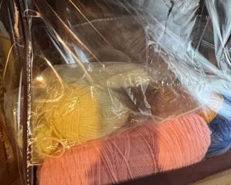 Assorted Yarn Skeins in Box