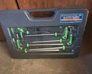 Astro Pneumatic Tool Company Piece THandle Ball Point  Hex Key SAE Wrench Set