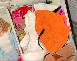 Vintage Barbie Doll Case with Dolls and Accessories  Spotlight Edition sixth image