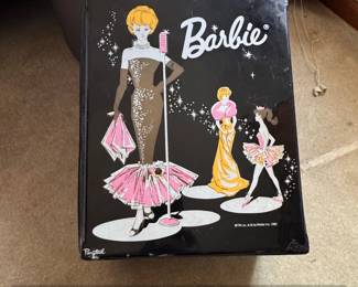 Vintage Barbie Doll Case with Dolls and Accessories  Spotlight Edition