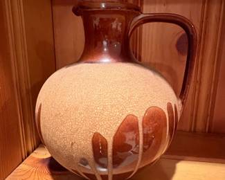 Vintage Hull Pottery Drip Glaze Pitcher