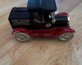 The Texas Company Petroleum  Its Products Vintage Ford Runabout Toy Truck Bank