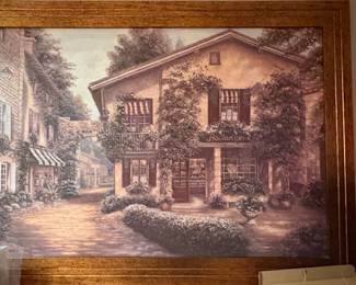 Framed Print of a French Boulangerie by Betsy Brown