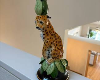 Lynn Chase Jaguar Candlestick