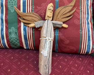Ben Ortega Sr. Wooden Angel