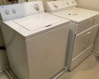 Older Roper Washer, Older Whirlpool Dryer