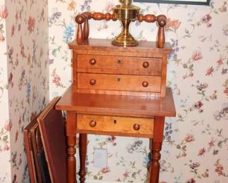 Cherry Stand with Rack