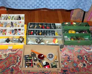 Tackle Boxes, Fishing Reels