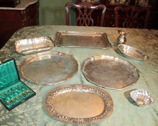 Misc. .800 Silver Trays