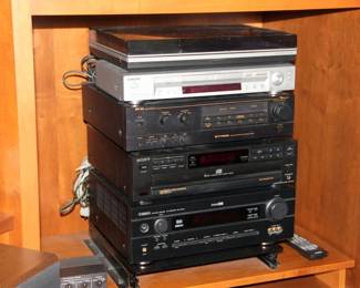 B&O Beogram 1800, Sony DVD, Stasis Receiver, Sony 5 CD Changer, Yamaha AV Receiver