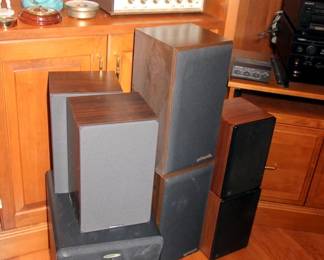 ADS L400 Speakers, Polk Audio Speakers, Boston Acoustics Speakers, Velodyne Subwoofer