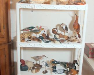 Nice Selection of Duck, Geese and Shorebird Decoys. Most Artist Signed