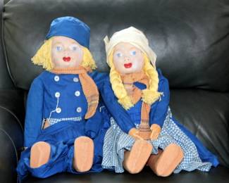 1937 WPA Handcrafted Project Dutch Dolls