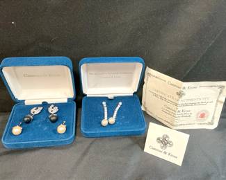 Camrose Kross Pearl Earrings