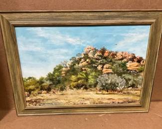  02 Framed Outdoor Landscape by Barbara Pountney