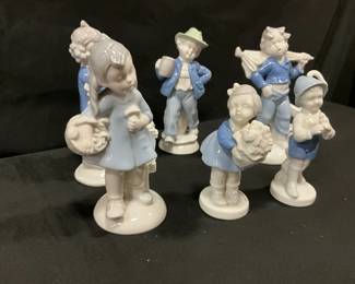 Porzellan Bavarian Festive Ffigurines