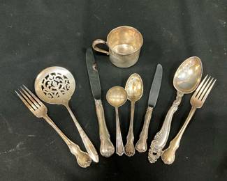 Sterling Silverware And Cup