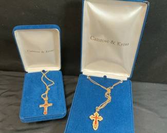 Camrose  Kross Cross Necklaces