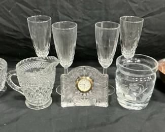 Glimmering Glass And Crystal Set