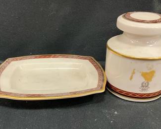 Lenox Monroe Paperweight And Dish