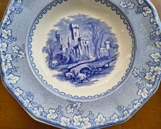 transferware soup bowls