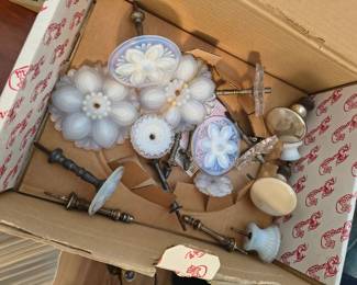 Box of Victorian Curtain Tie Backs
