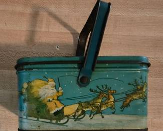 Antique Christmas Candy Container no no