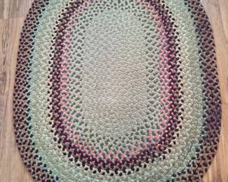 Old Braided Rug