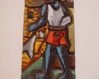 Carved painting Souvenir