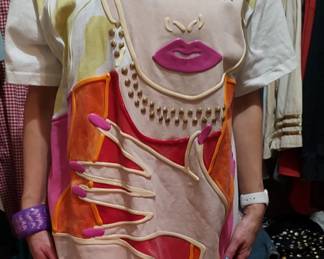 Marilyn puffy paint Tshirt