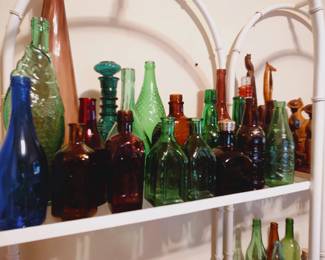 Colored bottles