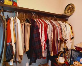 Mens clothing...including a couple pair Bell Bottoms!