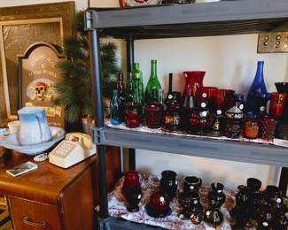 Lots of colored glass