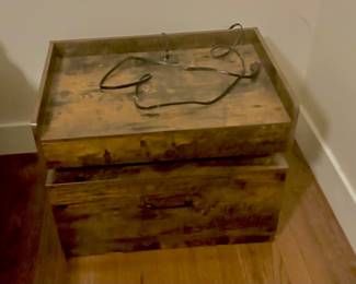 night stand boy's room with night light, wood, was $75 now $40