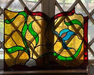 Estate Sale  various stained glass items