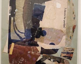 Edith London Collage, 12 x 9, 1964, $850.00