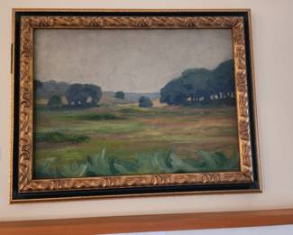 Paul Bartlett, Carolina Landscape, oil on board $775
