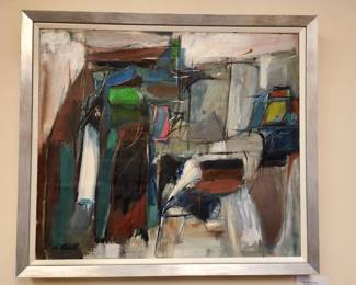George Bireline, oil on canvas, Painting #12, 1956 $6000