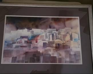 Maxine Linney, watercolor, $250