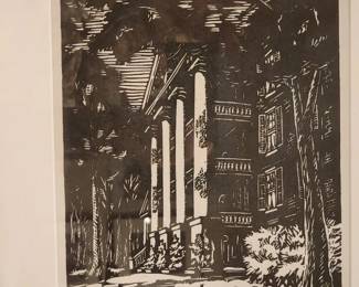 Mabel Pugh, Portals of Peace, woodcut, $750.00 