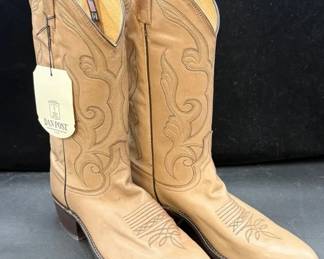 NEW Men’s Dan Post Cowboy Boots * Size 10D * Made In The USA