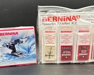 New Bernina Two Sole Walking Foot With Seam Guide * Bernina Needle Starter Kit *